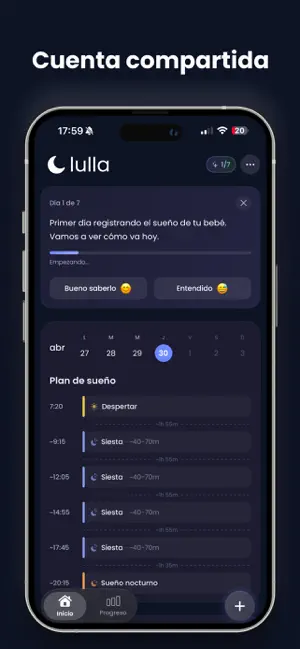 Lulla: Diario de Sueño Bebé iPhone screenshot 5