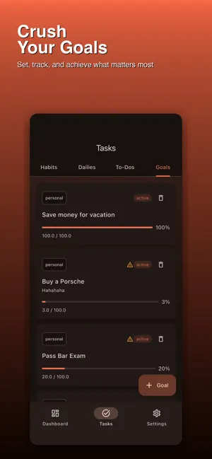 QuestLog: Habit & Goal Tracker screenshot 4