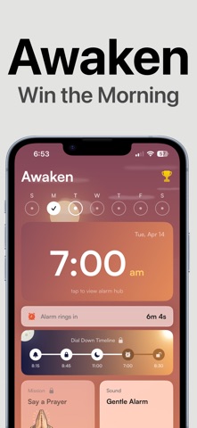 Awaken - Alarm Clock Wake Up Screenshot 1 of 7