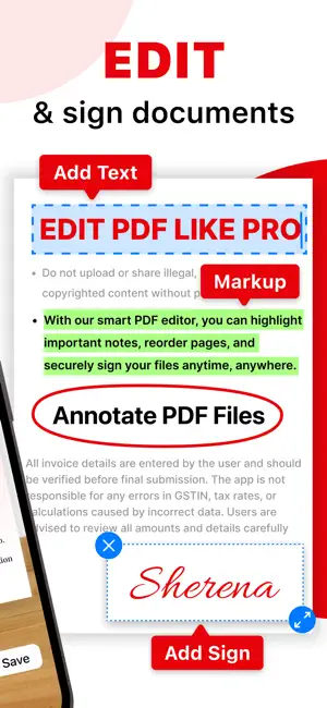 PDF Scanner - Document Scanner screenshot 2