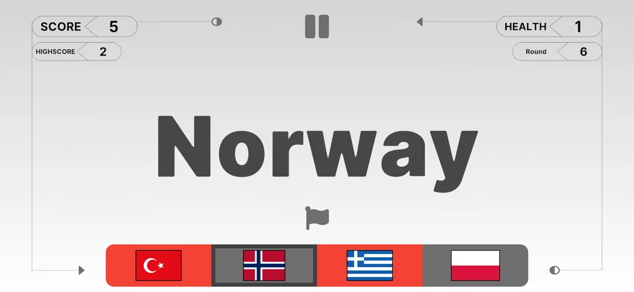 #4. Guess the Flag! - Flags Quiz (iOS) By: Source Byte Sp. z o.o.