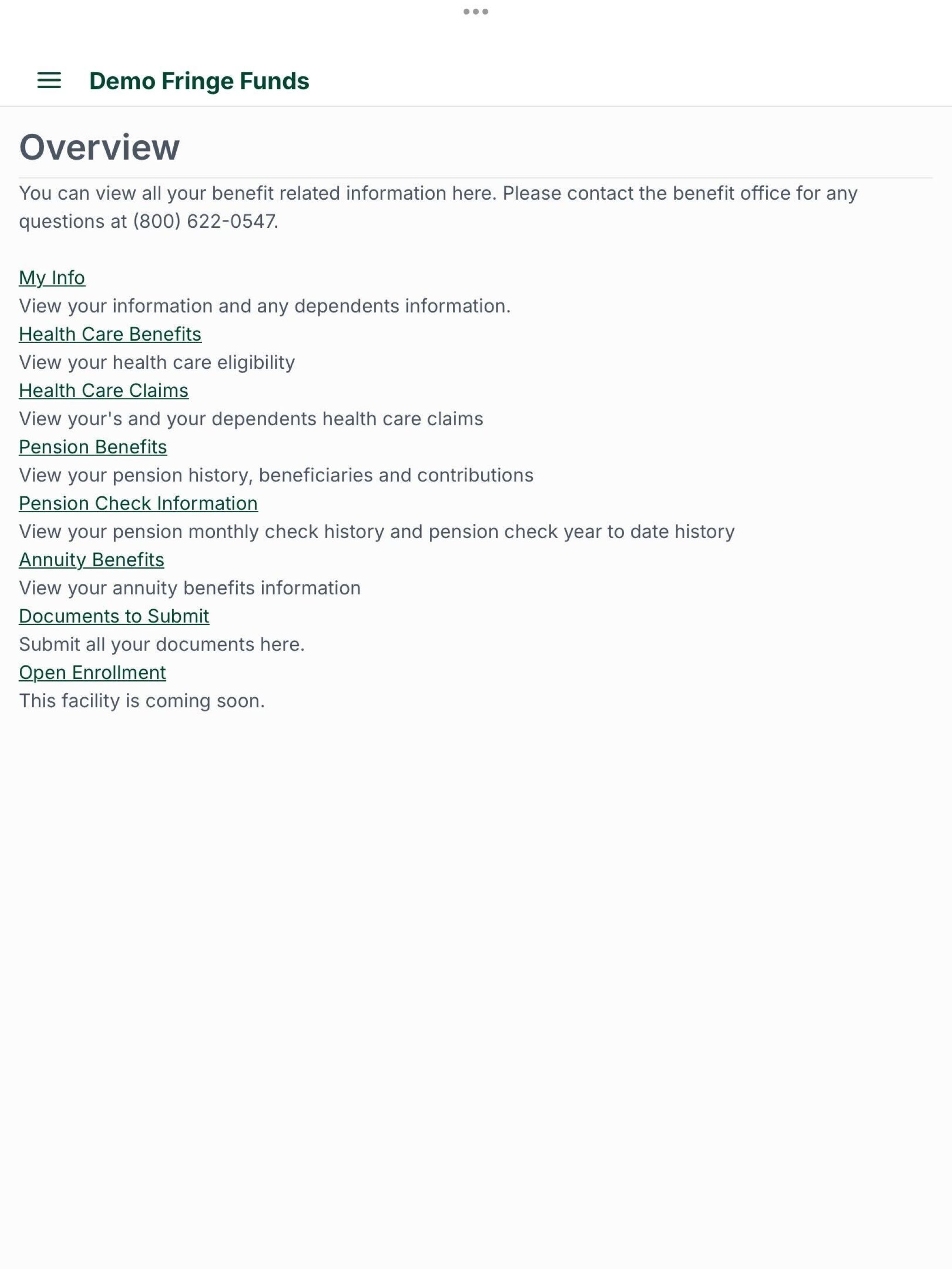 BeneSys Member Portal screenshot 6