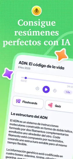 Captura de pantalla de Kiwi AI - Notetaker en iPhone 3