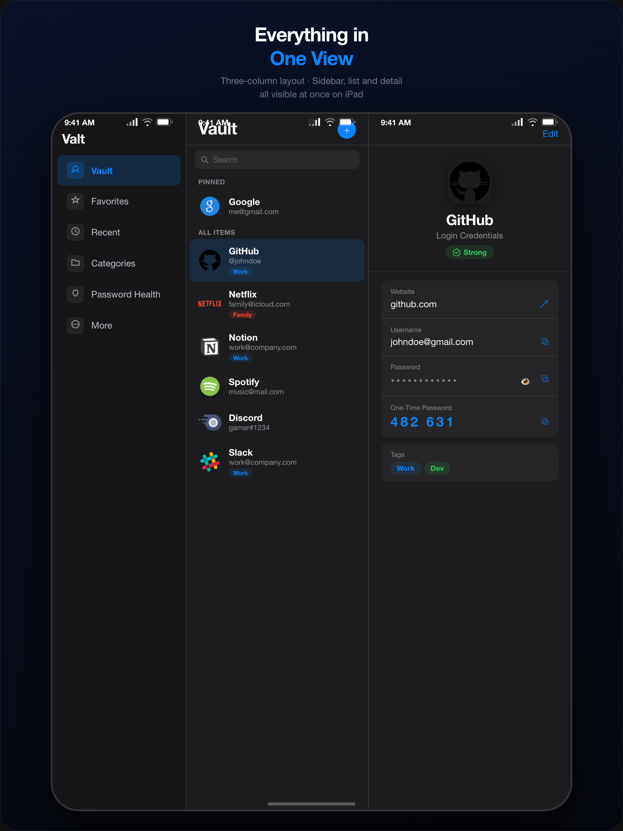 Valt - Password Vault