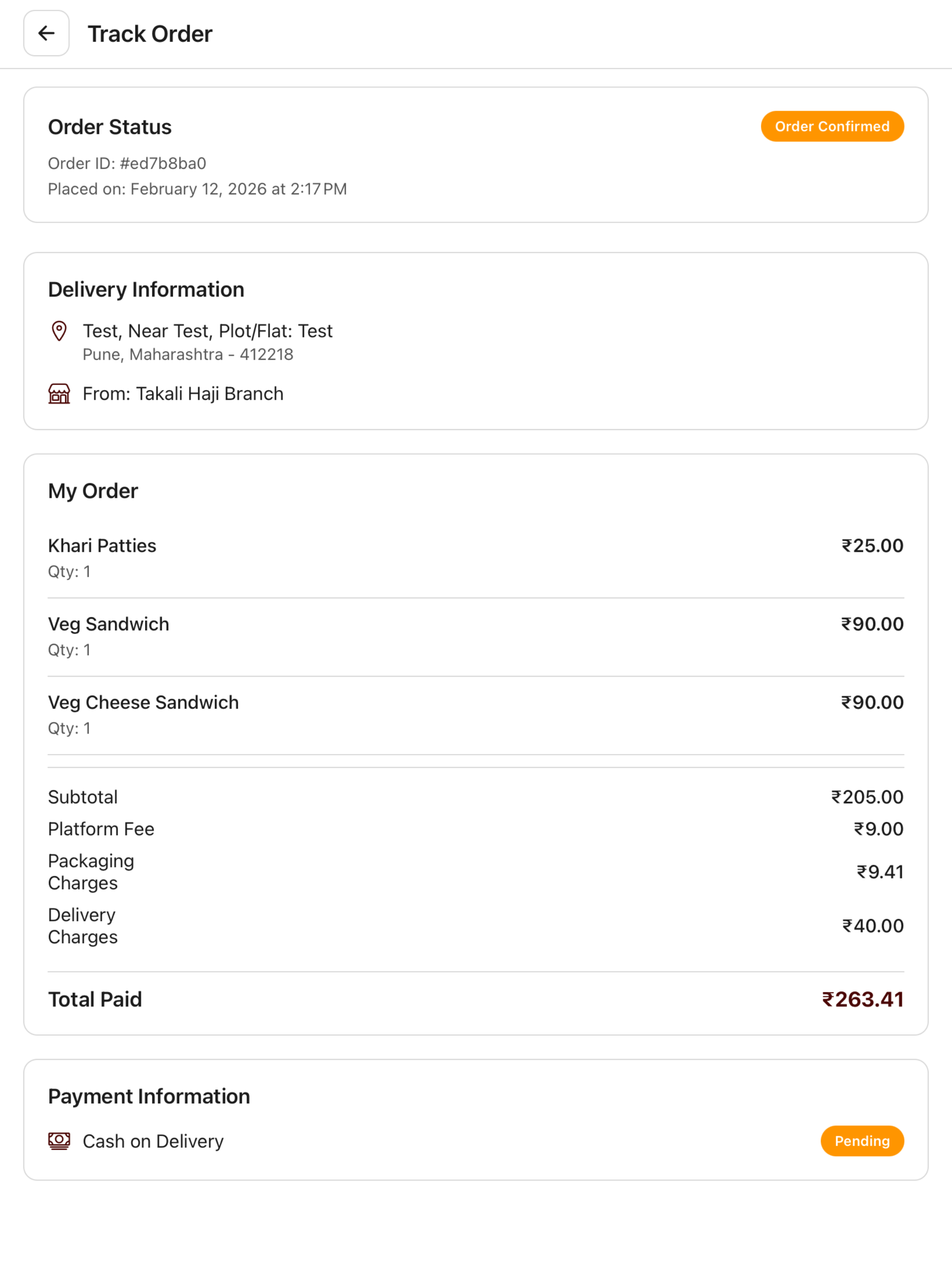 TMC Food Express screenshot 11