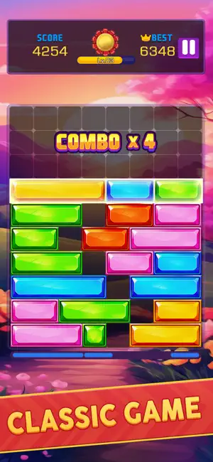 Jewel Block - Sliding Puzzle screenshot 1