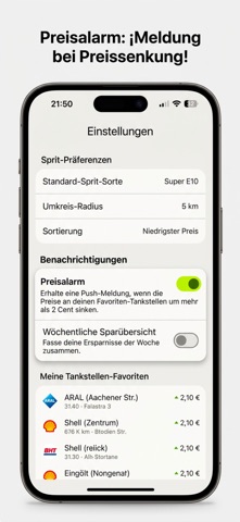 Spritpreise: Tanken App & E10 Screenshot 4 of 4