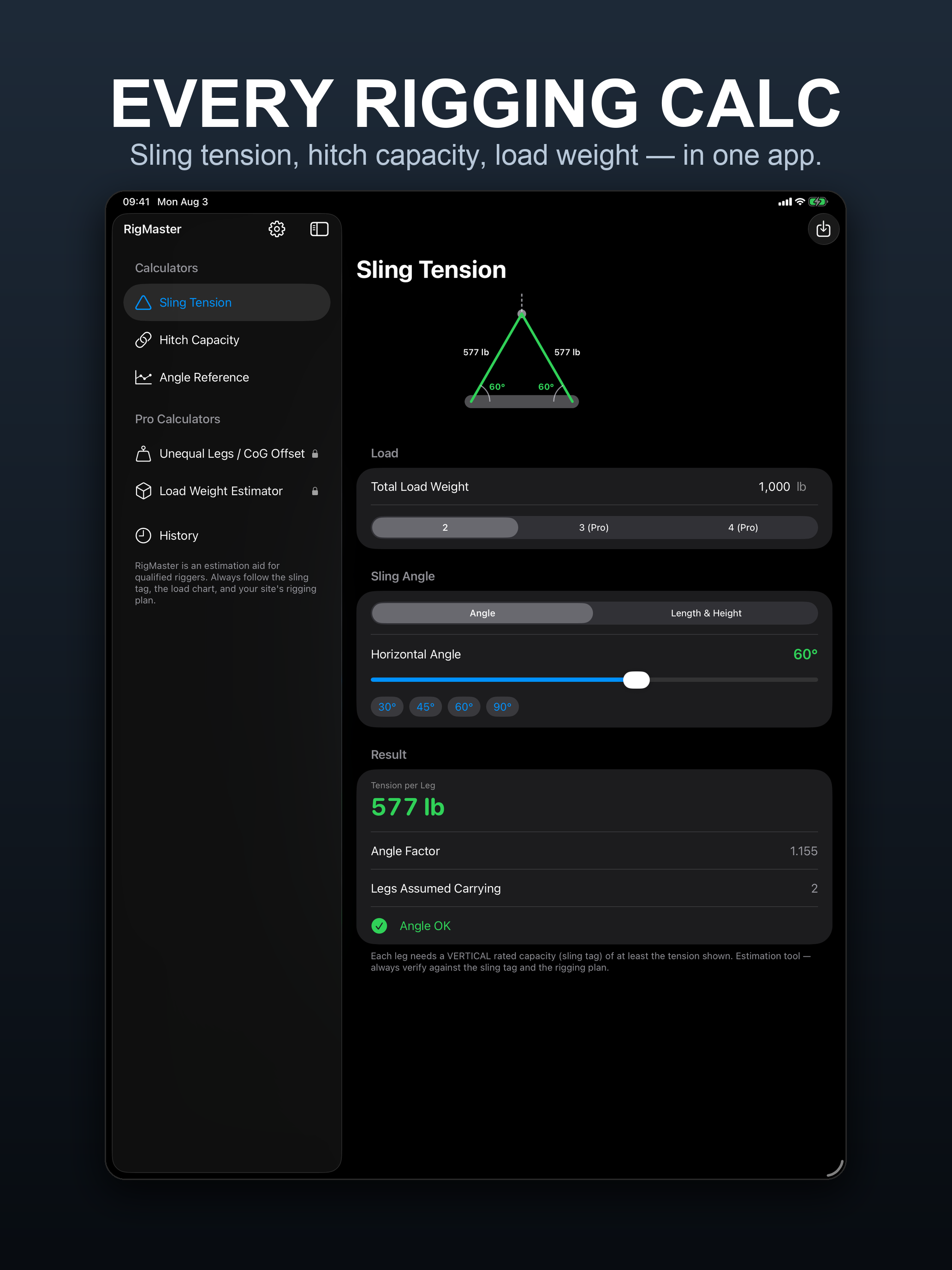 RigMaster: Rigging Calculator screenshot 6