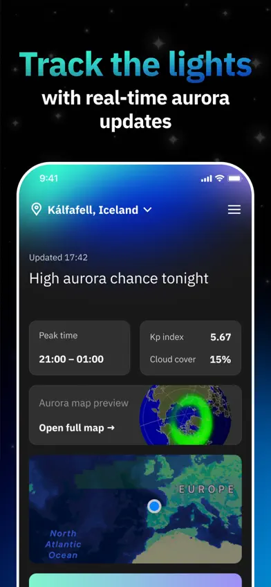 Aurora Alerts, Northern Lights screenshot 1