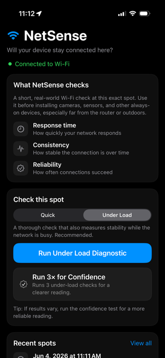 NetSense Wi-Fi Check Screenshot 1 of 5