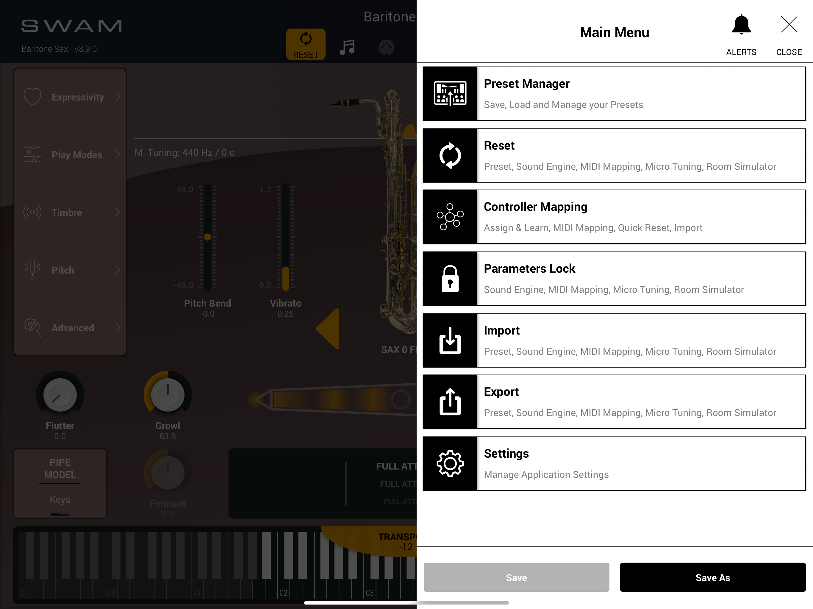 SWAM Baritone Sax screenshot 12