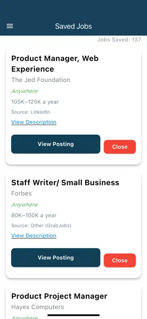 Jobtriever screenshot 3