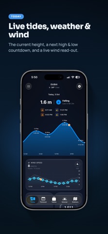 AlMayeh: Tides, Weather & More iPhone screenshot 1