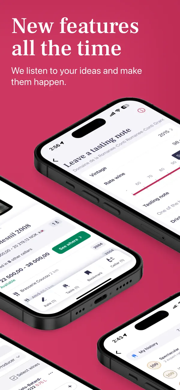 Screenshot #2 pour Vinify: Wine Cellar Manager