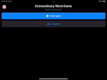 Extraordinary iPad screenshot