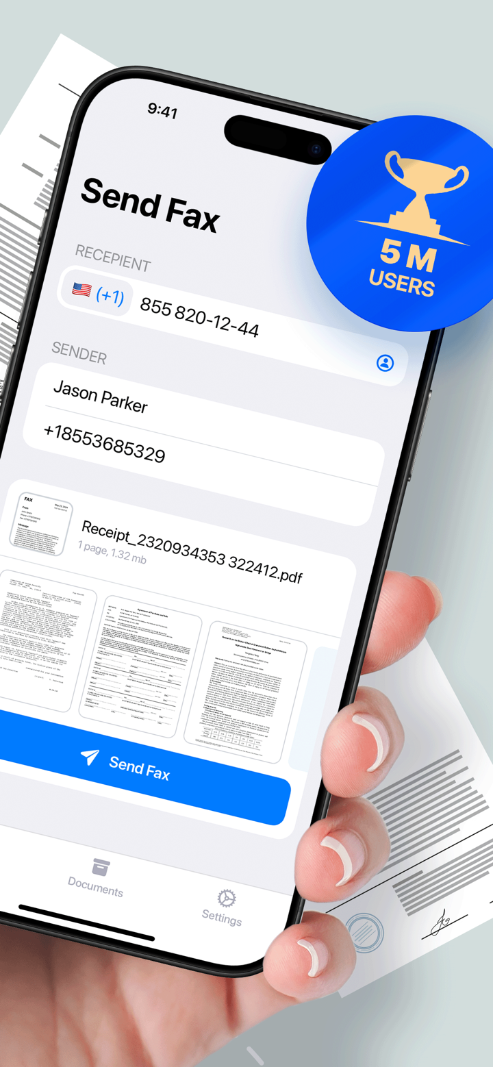 FaxFree from iPhone - Send Fax screenshot 2