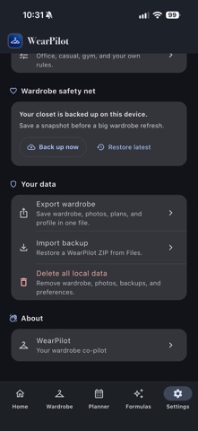 WearPilot screenshot 6