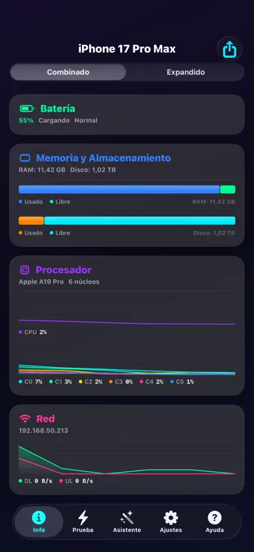 Amperes: Test Cargador,Batería screenshot 5 of 10