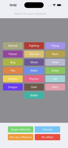 Battle Types app screenshot