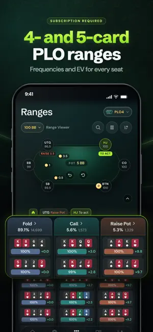 PLO Gecko: Omaha Poker Trainer screenshot 3