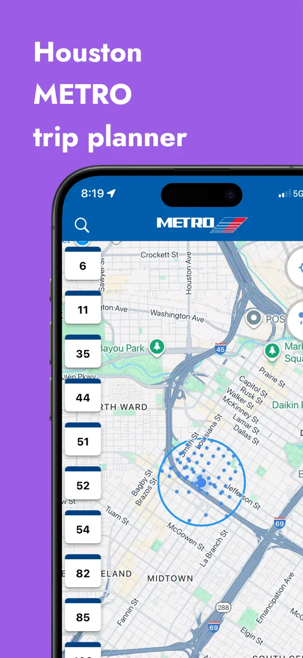 Screenshot #1 pour RideMETRO