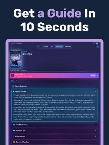AI Game Guide: Cheat Sheets iPad screenshot