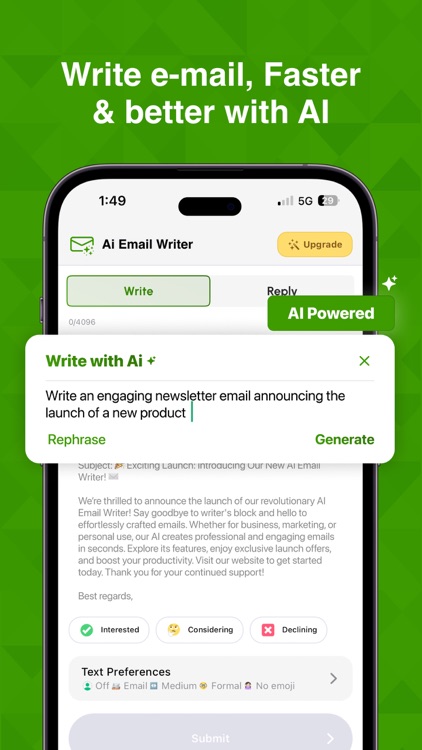 AI Email Writer: Mail Checker