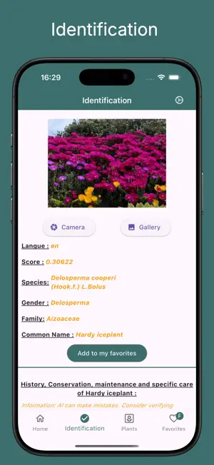 IdenPlante: Plant Identifier screenshot 1