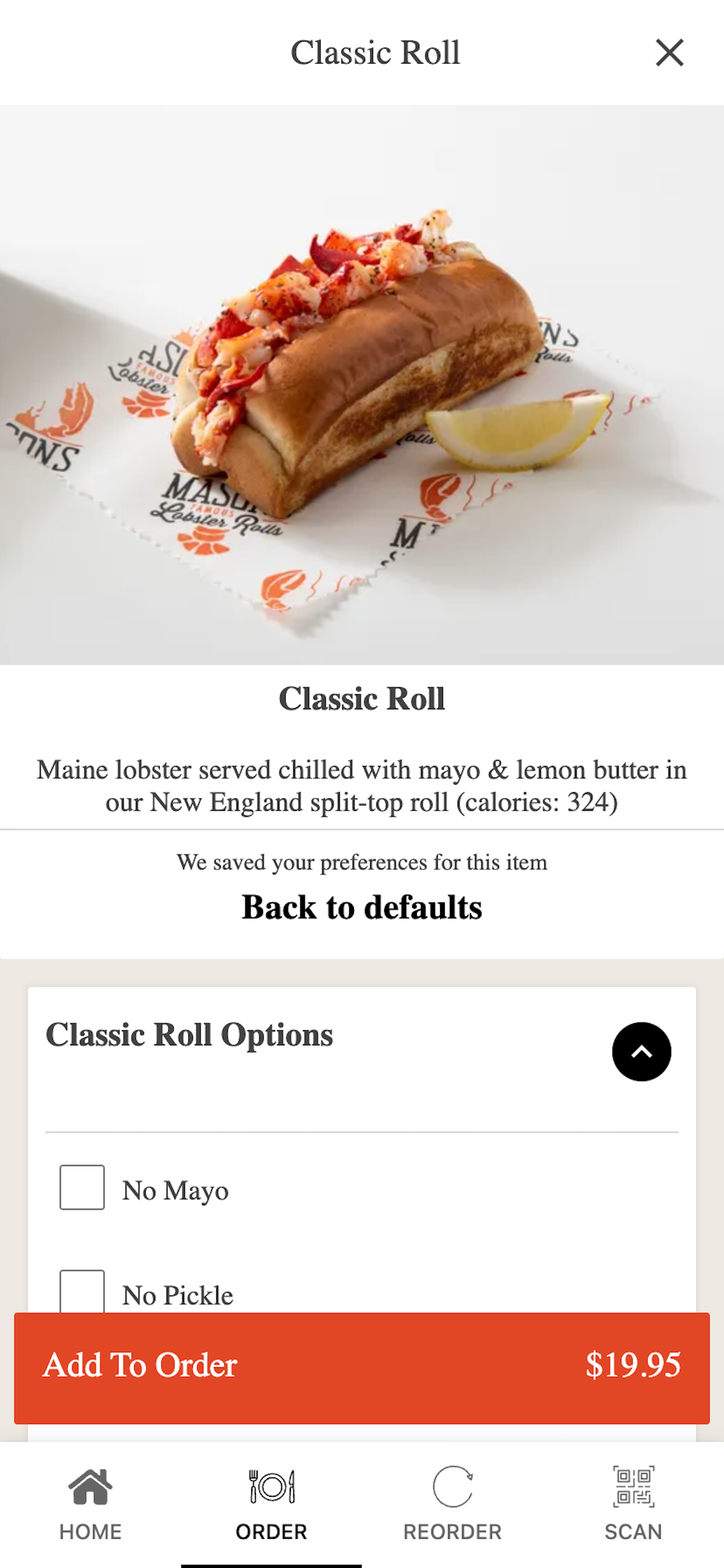 Mason's Famous Lobster
