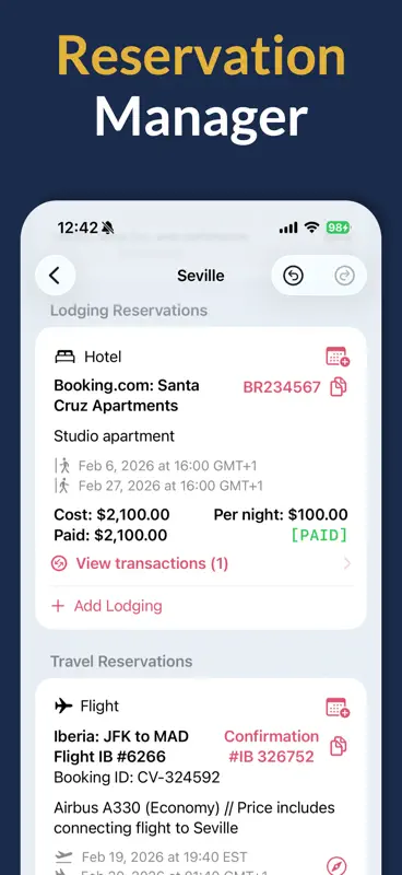 Voyage Vault: Travel Budgeting screenshot 5 of 10