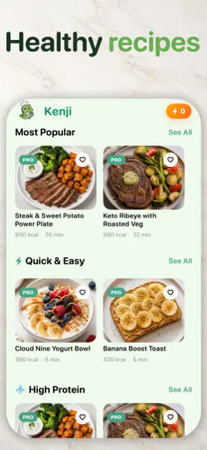 Kenji: Recipes & Meal Prep screenshot 3