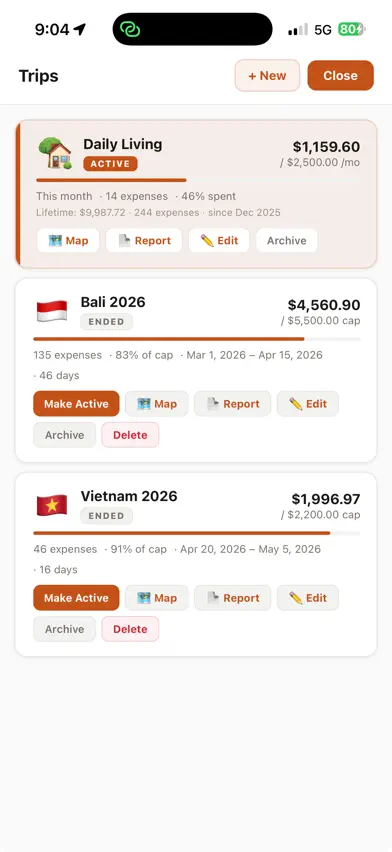 NomadMetrics: Expense Tracker screenshot 5