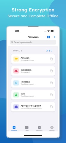 Xproguard Password Manager Screenshot 3 of 7