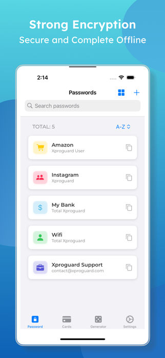 Xproguard Password Manager Screenshot 3 of 7