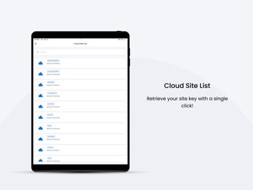 Sicunet Mobile iPad screenshot