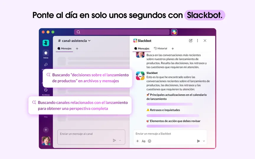 Captura de pantalla de Slack For Desktop en iPhone 2