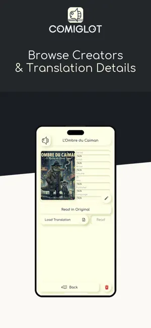 Comiglot Reader screenshot 1