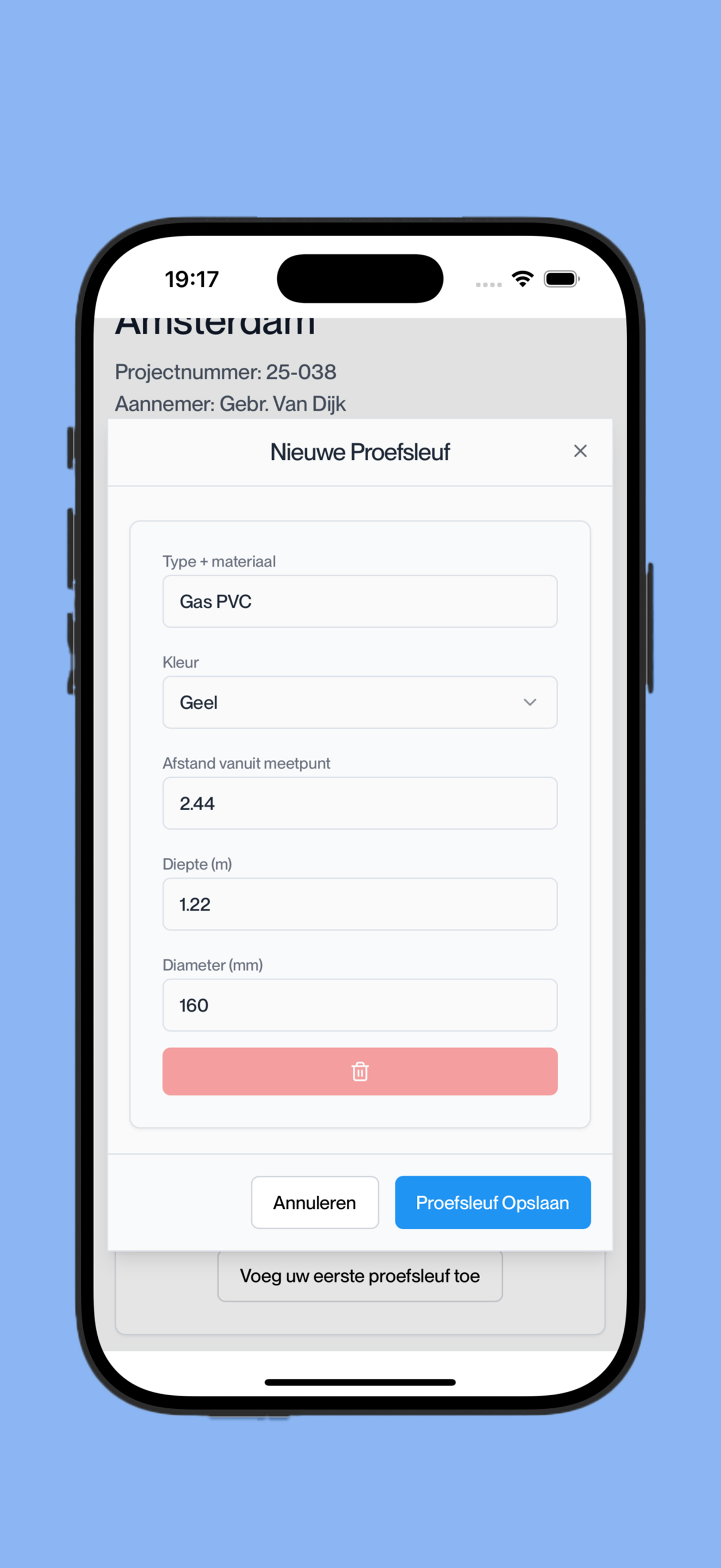 Proefsleuf App