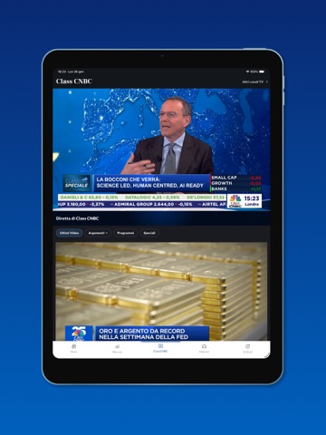 Milano Finanza - Class CNBC iPad screenshot