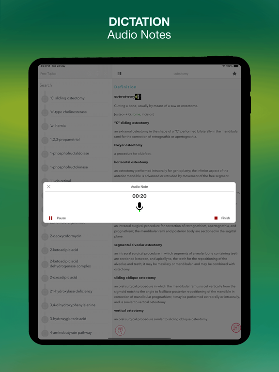 Stedman's Medical Dictionary + iPad screenshot 8 - Medical app