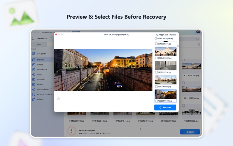 #2. EaseUS Data Recovery Wizard (macOS) 게시자: EaseUS Software