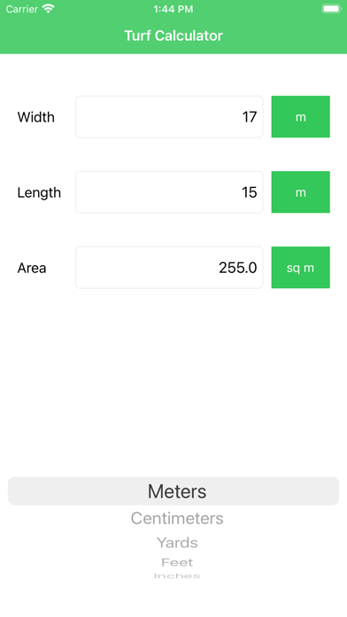 Screenshot #2 pour Turf Calculator Pro