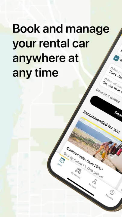 Hertz Rental Car, SUV, Van iPhone Screenshot 1