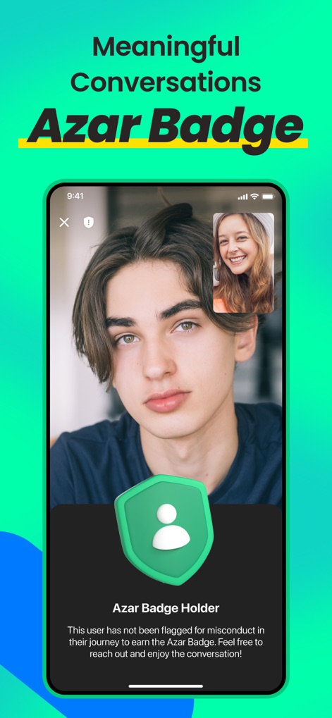 Azar: Video Chat, Meet Friends - Interazioni Sicure