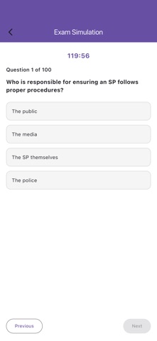 BC BST Exam Practice iPhone screenshot