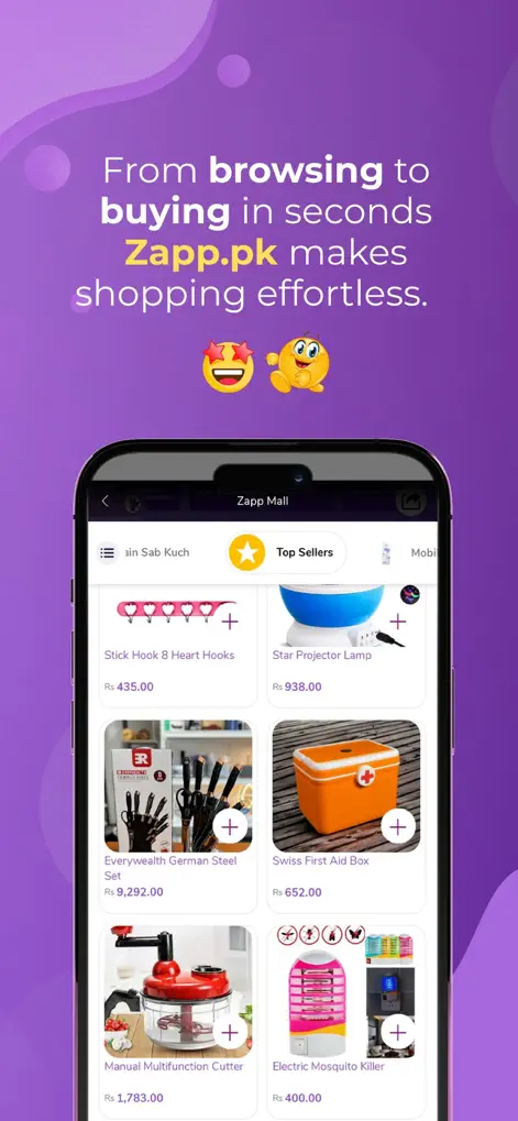 Zapp - Shop Anytime Anywhere - 음식 및 음료 앱 | MWM