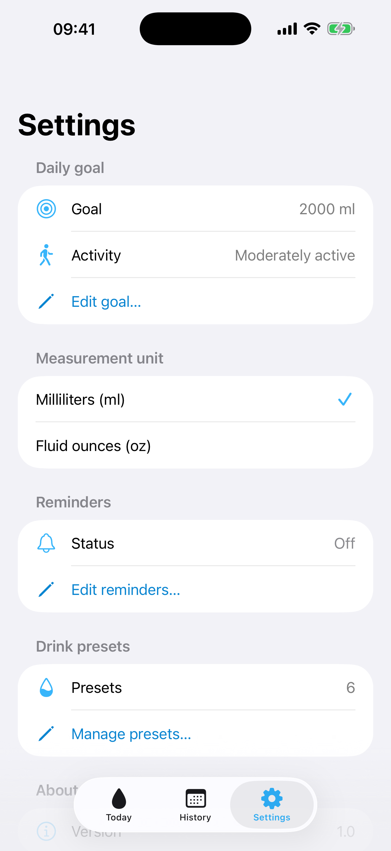 Aqua: Water Tracker & Reminder