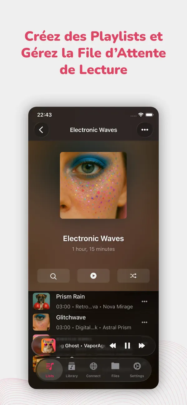 Screenshot #2 pour Evermusic Pro: lecteur musique