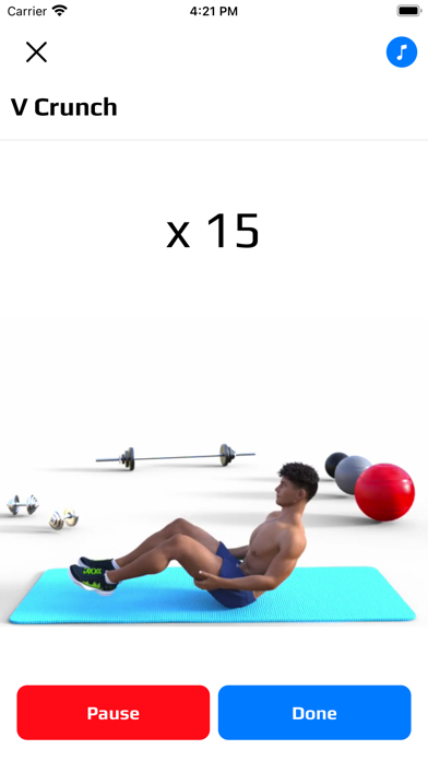 Screenshot #3 pour Home Workout - Men Fitness