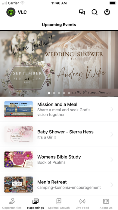 Vertical Life Church NC iPhone screenshot 2 - Education app